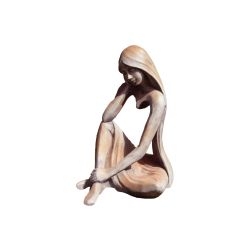 STATUE ISEULT 1/2 ROUILLE H.90cm (56x68x87cm)