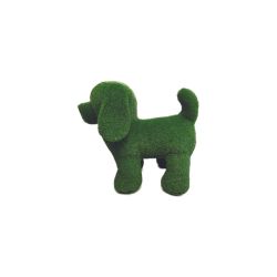 CHIEN DEBOUT GAZON H.50cm (48x30x50cm)