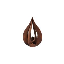 GOUTTE D'EAU METAL ROUILLE H.120cm