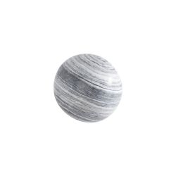 SPHERE DECO MARBRE BLANC NOIR D.30cm